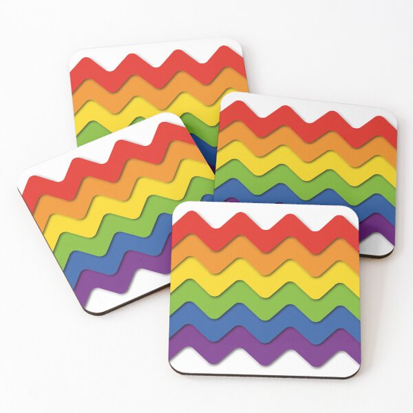 Item preview, Wavy Rainbow Flag- Happy Pride Month designed and sold by Inspirationmotivation.