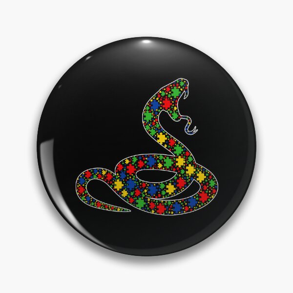 Item preview, Snake Animals Puzzle Pieces Autism Awareness designed and sold by xmjajd.