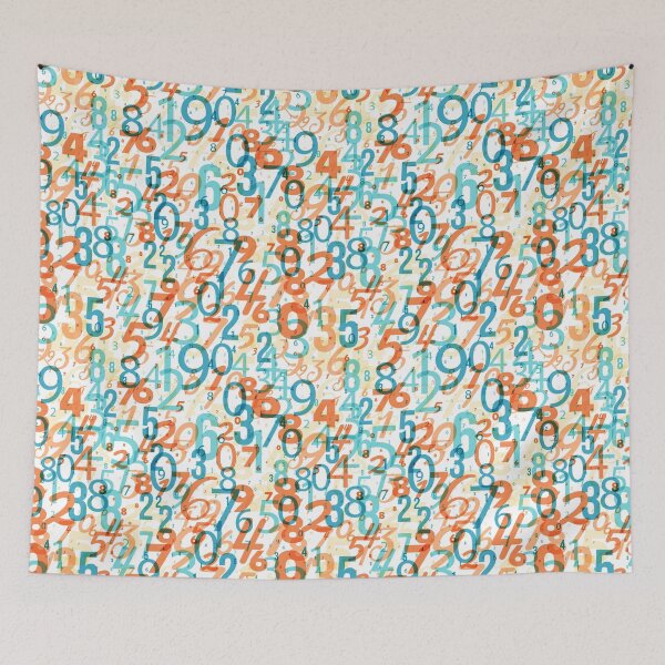 Item preview, Mathematics background - numbers pattern 01 designed and sold by Slanapotam.