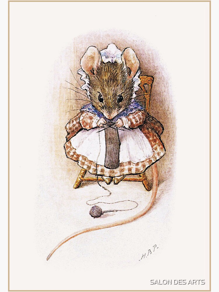 Mother and Baby Mice by Beatrix Potter | Fine Art Print