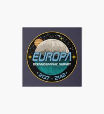 Europa Oceanographic Survey Art Board