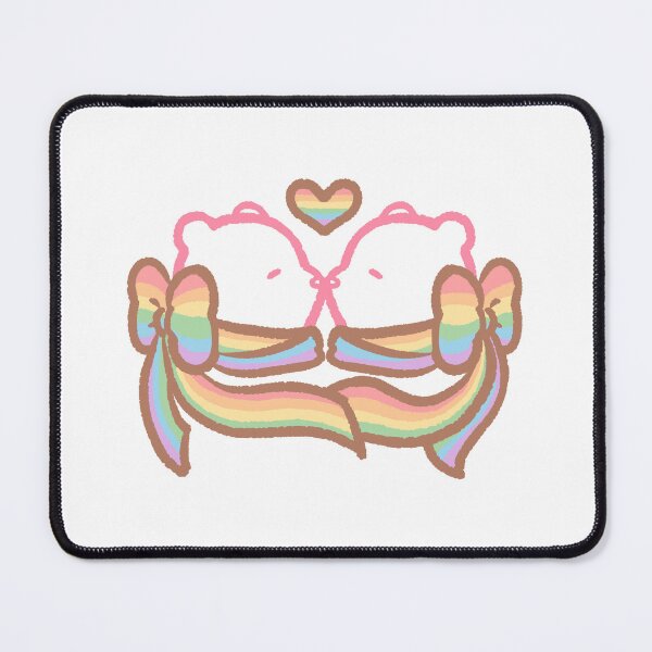 Item preview, Gonmi The Chubby Polarbear with mania , laziness and undone work / LGBTQ pride month pastel 2 - Couple designed and sold by MyFairyAndGonmi.