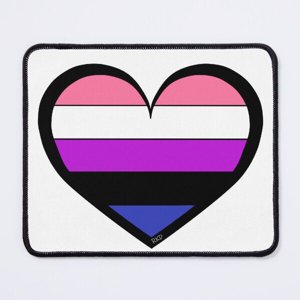 Item preview, Genderfluid Heart designed and sold by Comfort-Station.