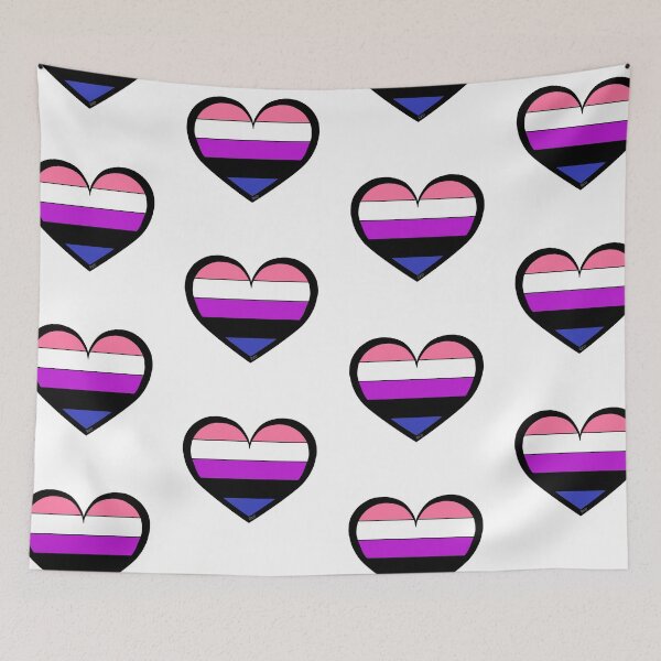 Item preview, Genderfluid Heart designed and sold by Comfort-Station.