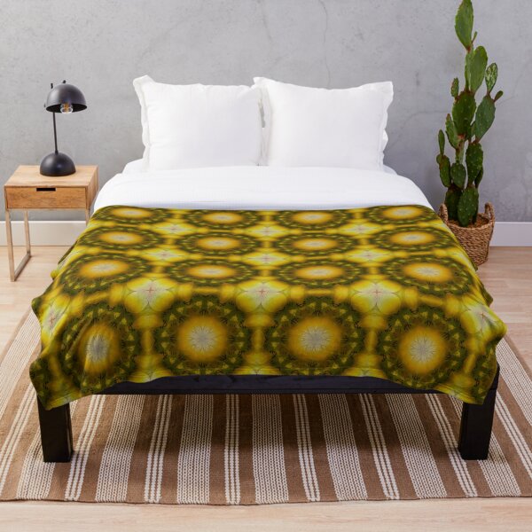 Item preview, Yellow, Orange and White Retro Flower Repeat Pattern | Romulea Pilosa 1.4 designed and sold by FRLF.