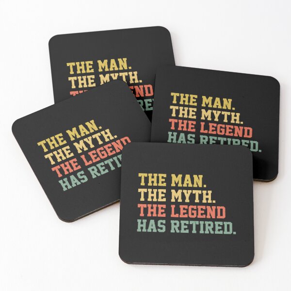 Item preview, The Man The Myth The Legend Has Retired: Funny Retirement Gift - Daddy Retirement designed and sold by Adexyl.