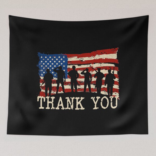 Item preview, American Flag Thank you Veterans Proud Veteran designed and sold by Xtjjae.