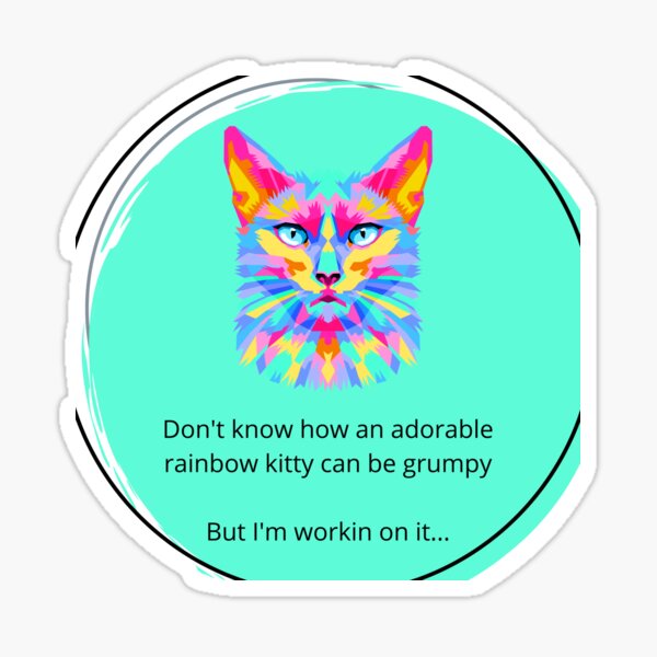 Cat Humor Sticker