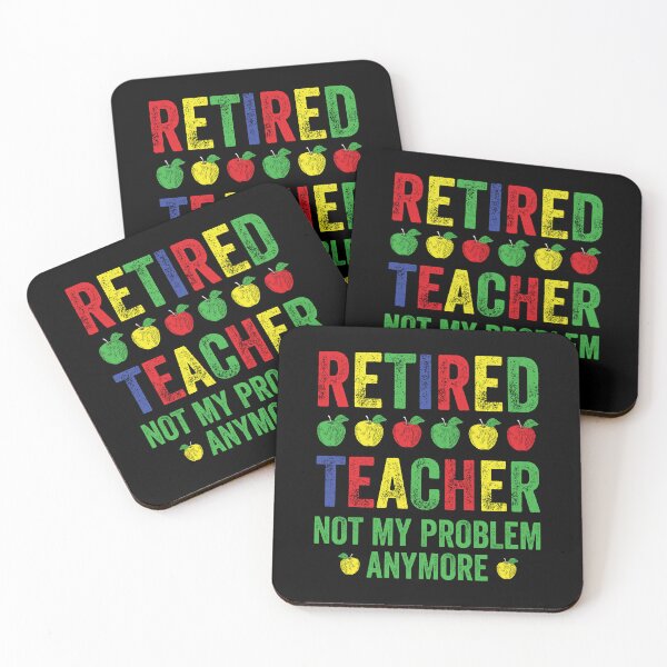 Item preview, Retired Teacher Not My Problem Anymore: Funny Retirement Gift - Teacher Retirement designed and sold by Adexyl.