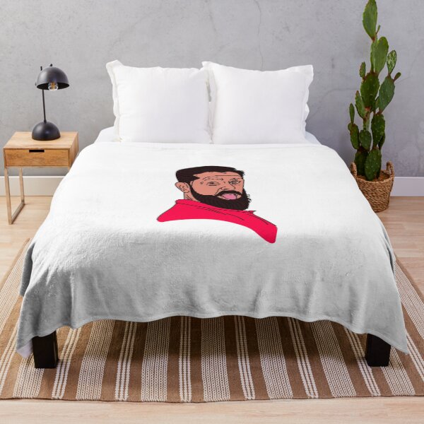 Item preview, Bearded man stick tongue out red background designed and sold by KARTICK DUTTA.
