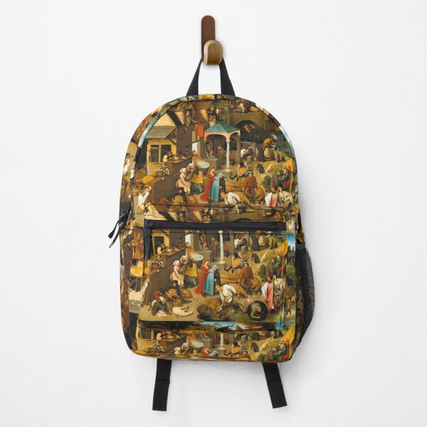 Item preview, Pieter Brueghel the Elder-The Dutch Proverbs ,Netherlandish Proverbs Print designed and sold by TeeARTHY.
