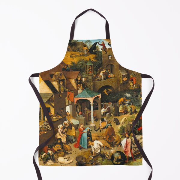 Item preview, Pieter Brueghel the Elder-The Dutch Proverbs ,Netherlandish Proverbs Print designed and sold by TeeARTHY.