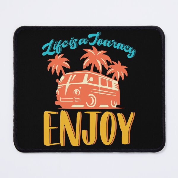 Item preview, Fun Life Is A Journey Enjoy Positive Message Retro Teacher designed and sold by MadrigueraSM-.
