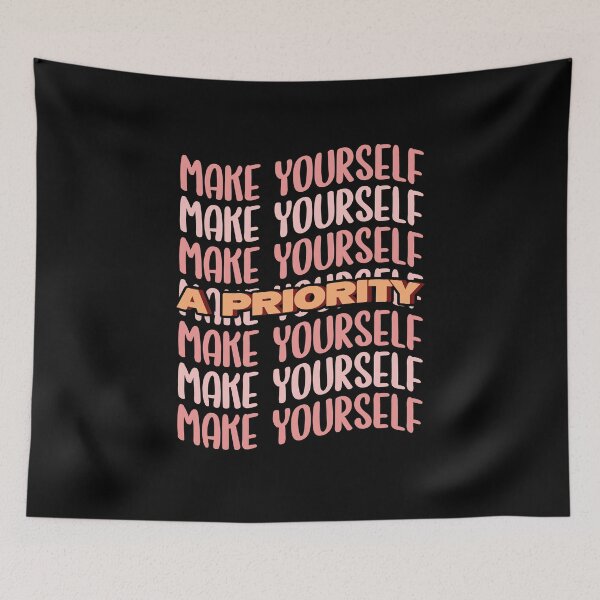 Item preview, Fun Make Yourself A Priority Positive Motivational Teacher designed and sold by MadrigueraSM-.