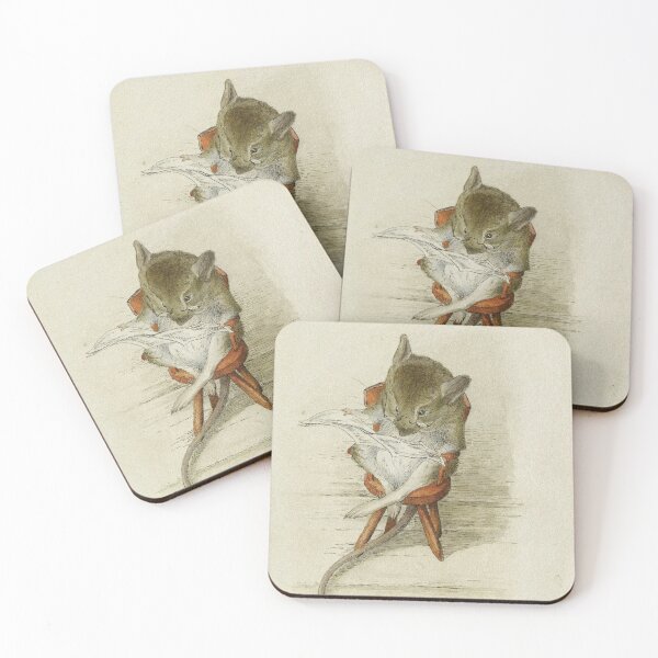 Item preview, Mouse Reading a Newspaper (1890) - Beatrix Potter designed and sold by SALON DES ARTS.