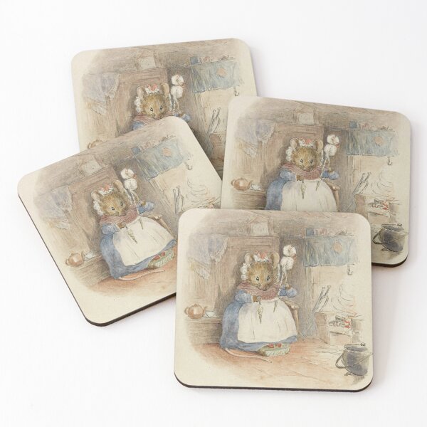 Item preview, Mouse Hand Spinning by the Fire (1900) - Beatrix Potter designed and sold by SALON DES ARTS.