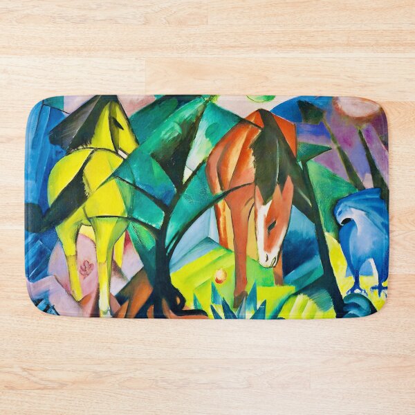 Item preview, Horses and Eagle by Franz Marc designed and sold by WonderweissStudio.