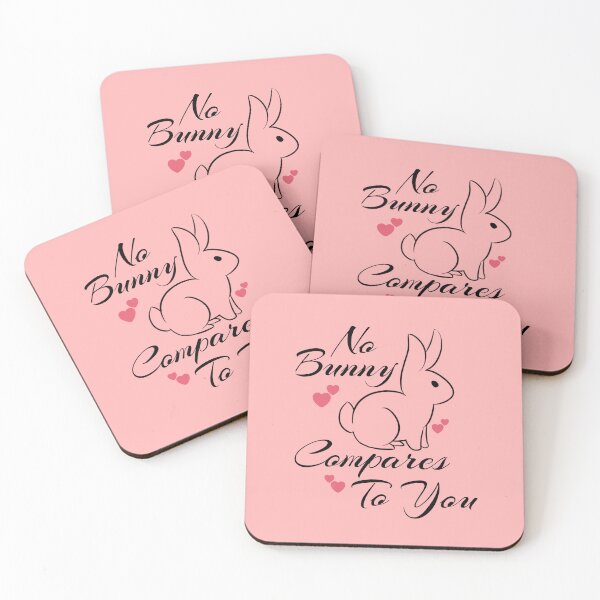 Item preview, No Bunny Compares to You Rabbit Love Quote (BLACK) designed and sold by CRHPOD20.