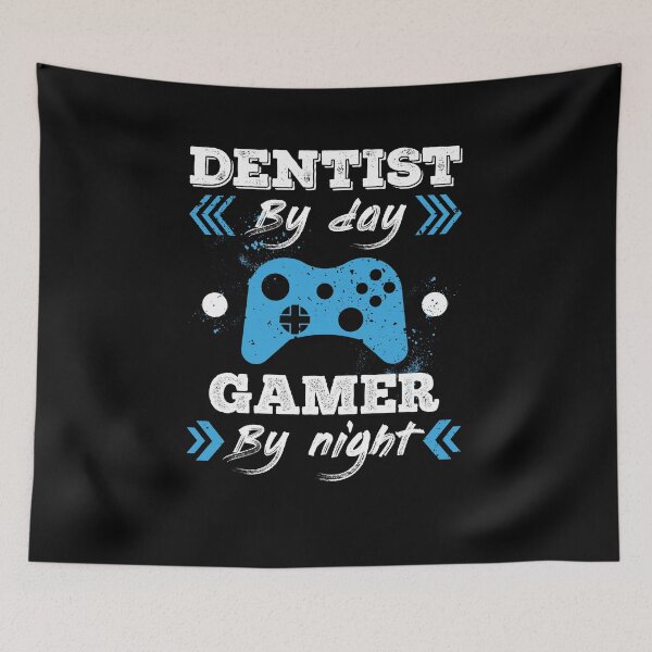 Item preview, Dentist By Day Gamer By Night for Best Dentist designed and sold by SVPOD.