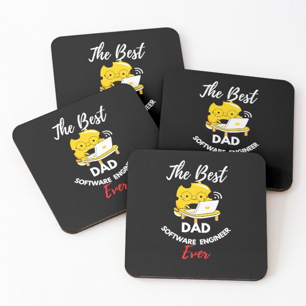 Item preview, The Best Dad and The Best Software Engineer designed and sold by theredsharp.