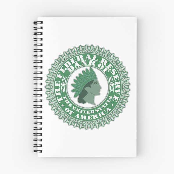 Item preview, Seals of the financial federal system and US banks. The head of a native Indian and a crown of bird feathers designed and sold by GAleksS.