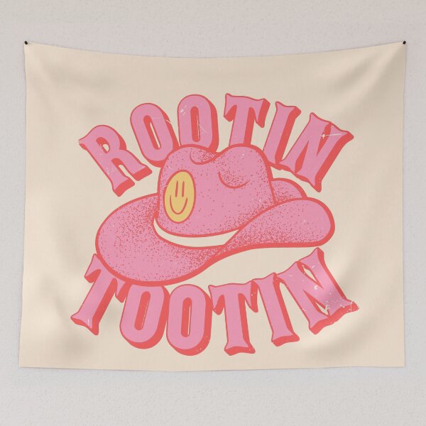 Item preview, Rootin Tootin | Pink Cowboy Cowgirl Rodeo Hat Preppy Aesthetic | HOWDY Y'ALL | White Background designed and sold by PEARROT.