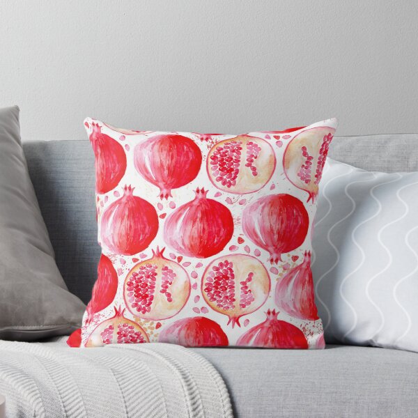 Item preview, pomegrenade watercolor fresh fruit designed and sold by nadja-petremand.