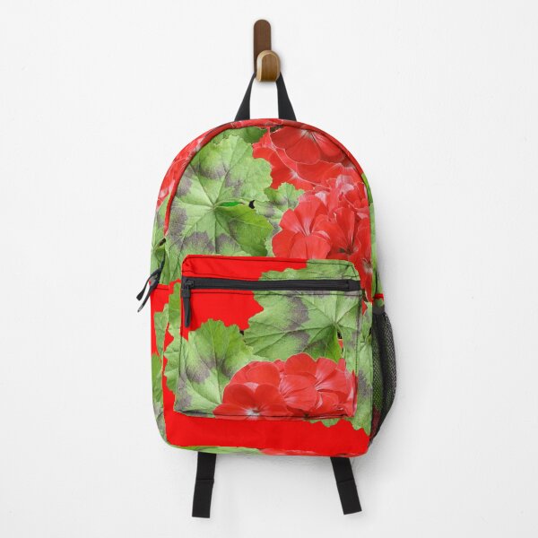 Item preview, RED GERANIUMS LEAF PATTERN RED COLOR ART designed and sold by sharlesart.