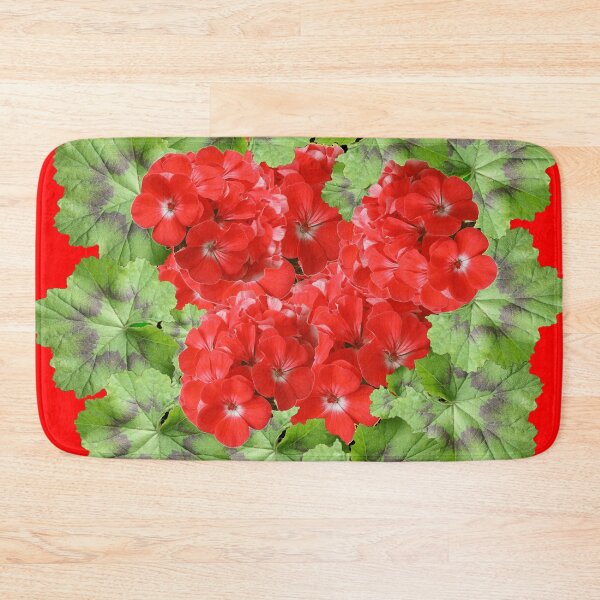 Item preview,   RED GERANIUMS LEAF PATTERN RED COLOR ART designed and sold by sharlesart.