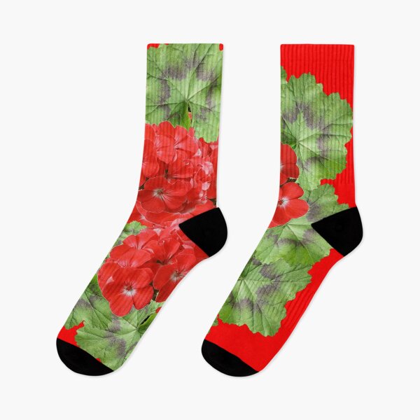 Item preview,   RED GERANIUMS LEAF PATTERN RED COLOR ART designed and sold by sharlesart.