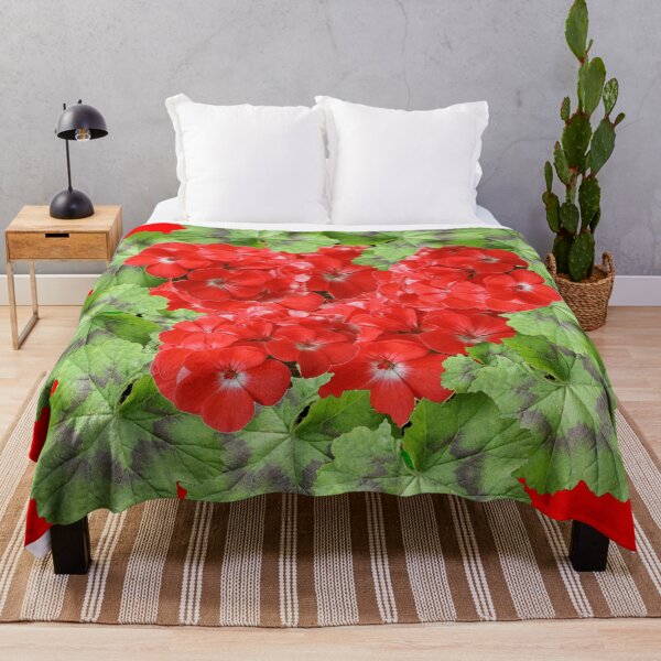 Item preview,   RED GERANIUMS LEAF PATTERN RED COLOR ART designed and sold by sharlesart.