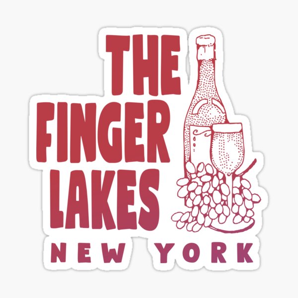 Artikel-Vorschau von Die Weintour-Geschenke der Weinkellerei Finger Lakes - Rot und Lila, designt und verkauft von Capybara Clothing.