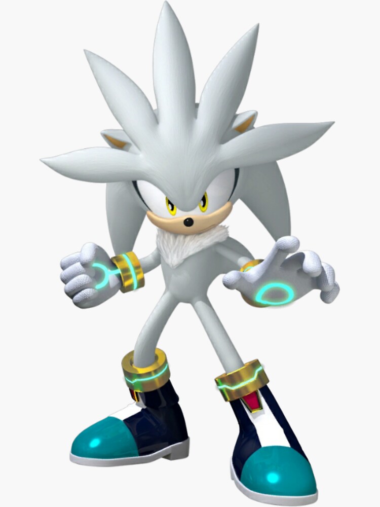 "Silver the hedgehog " Sticker for Sale by Shopclubdesign | Redbubble
