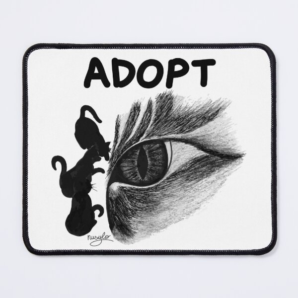 Item preview, adopt cats designed and sold by NusyLo.
