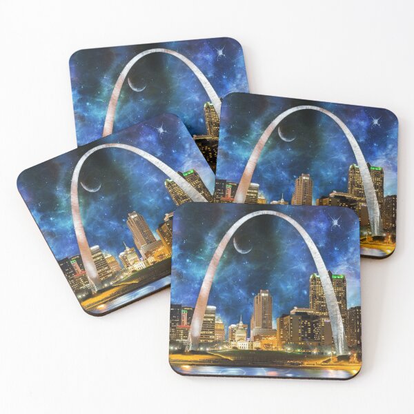 Item preview, Spacey St. Louis Skyline designed and sold by Frankie Cat Photography.