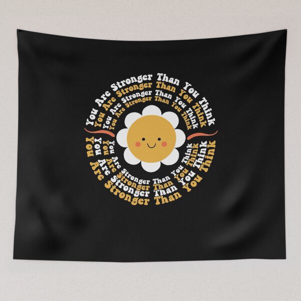 Item preview, Happy You Are Stronger Than You Think Motivational Teacher designed and sold by MadrigueraSM-.