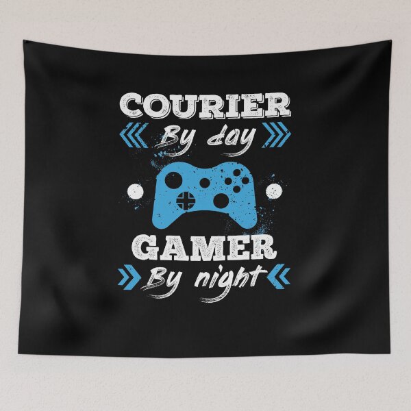 Item preview, Courier By Day Gamer By Night for Best Courier designed and sold by SVPOD.