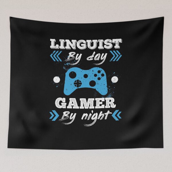 Item preview, Linguist By Day Gamer By Night for Best Linguist designed and sold by SVPOD.