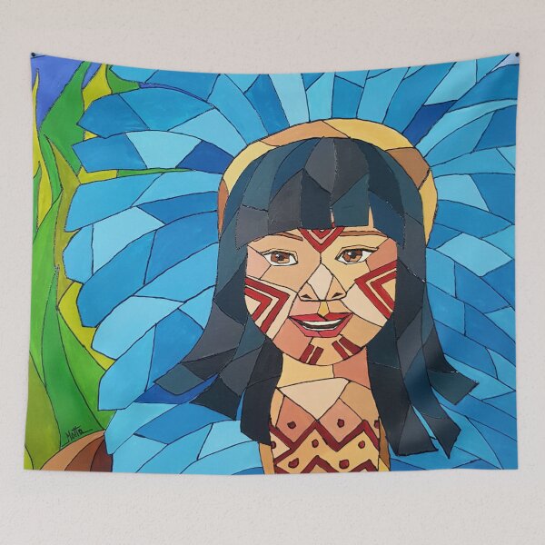 Item preview, Sourire en Aigue-Marine - Aquamarine Smile designed and sold by Cris Motta.