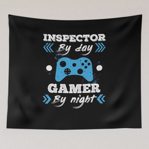 Item preview, Inspector By Day Gamer By Night for Best Inspector designed and sold by SVPOD.