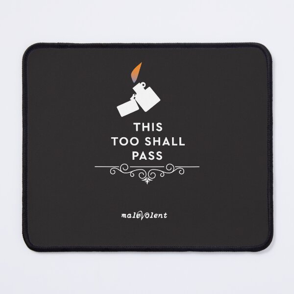 Item preview, "This Too Shall Pass" White Lighter | Red Flame designed and sold by MalevolentCast.