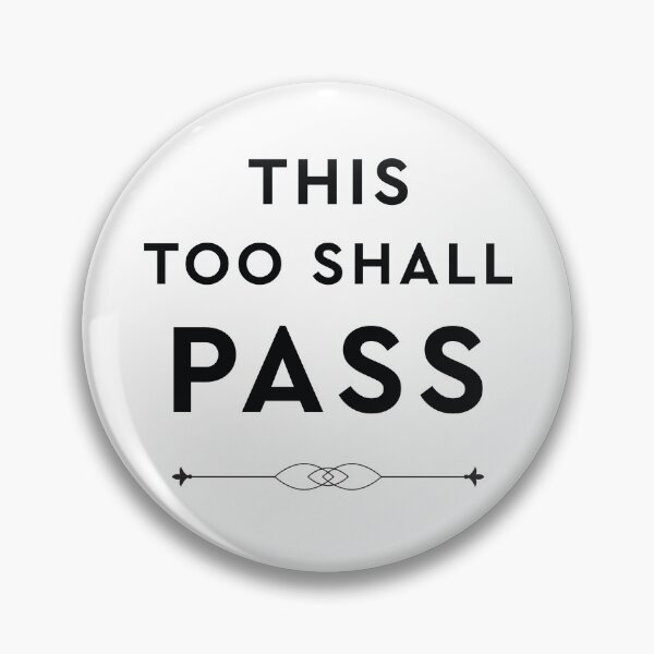 Item preview, "This Too Shall Pass" Black Lighter | Blue Flame designed and sold by MalevolentCast.