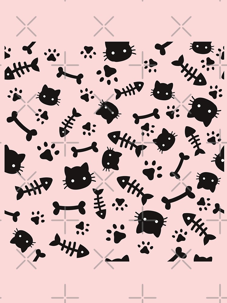 Black Red Cute Pet Dog Footprints Bones Heart Pattern Clothing