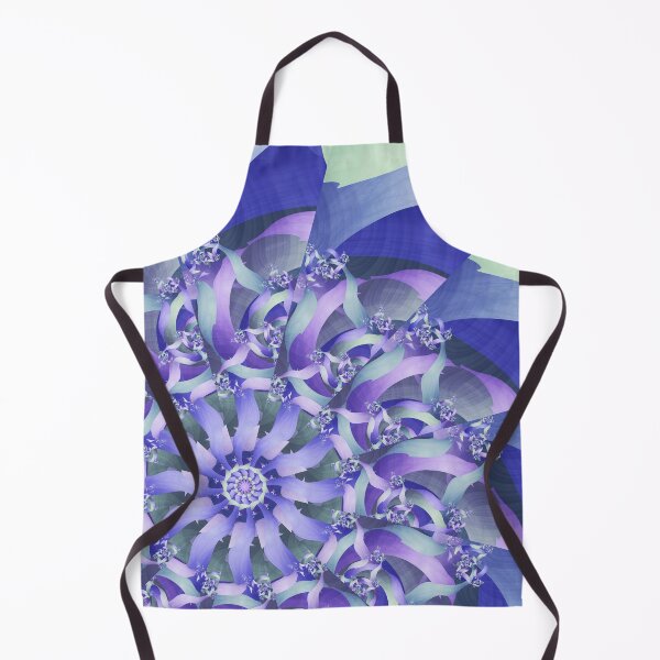 Item preview, Ever Expanding Mandala in Purple, Blue and Mint Green designed and sold by Kelly Dietrich Mandala & Fractal Art.