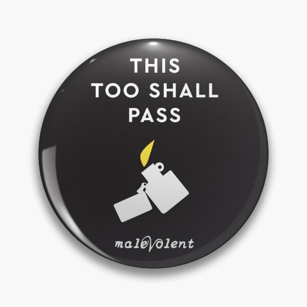 Item preview, "This Too Shall Pass" White Lighter | Yellow Flame designed and sold by MalevolentCast.