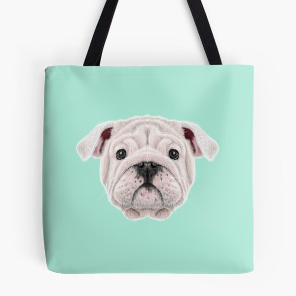 Item preview, Illustrated portrait of English Bulldog puppy.  designed and sold by messer16.