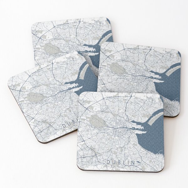 Item preview, Dublin City Map of Ireland - Coastal designed and sold by deMAP.