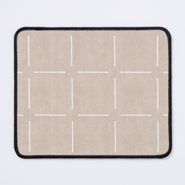 Item preview, Block Print Simple Squares in Tan designed and sold by House of Haha.