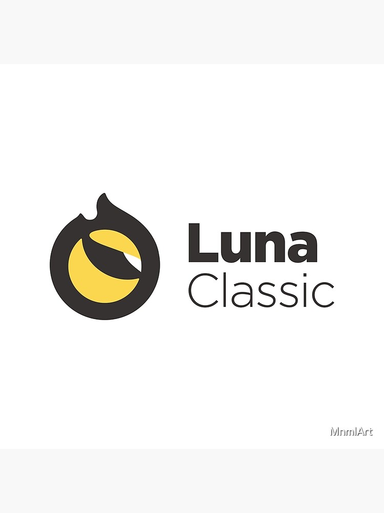 "Luna Classic Official Logo Terra Luna LUNC Crypto" Poster for Sale by