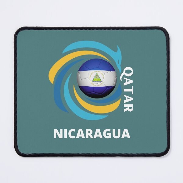 Item preview, Qatar Football soccer team Nicaragua designed and sold by DesignsbyMona.